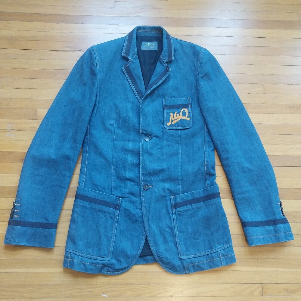 Alexander McQueen McQ Denim Blazer